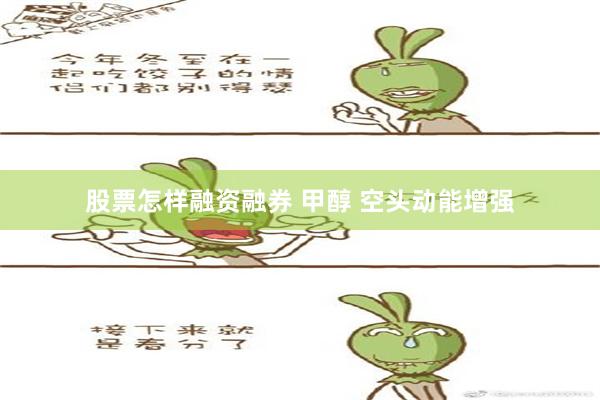 股票怎样融资融券 甲醇 空头动能增强