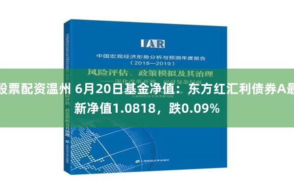 股票配资温州 6月20日基金净值：东方红汇利债券A最新净值1.0818，跌0.09%