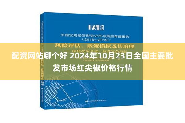 配资网站哪个好 2024年10月23日全国主要批发市场红尖椒价格行情