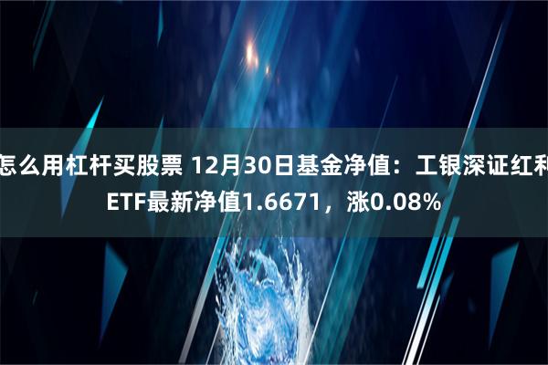 怎么用杠杆买股票 12月30日基金净值：工银深证红利ETF最新净值1.6671，涨0.08%