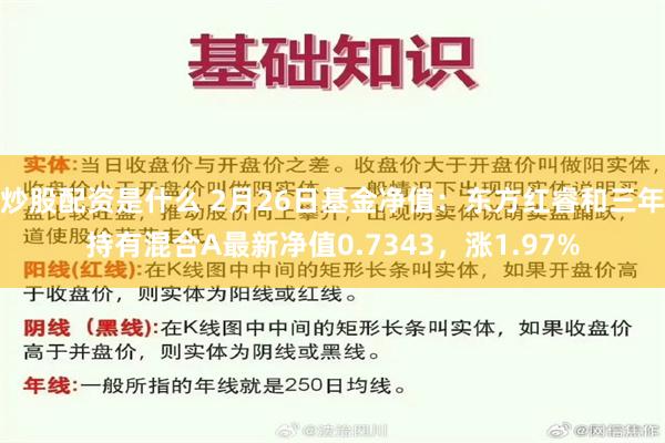 炒股配资是什么 2月26日基金净值：东方红睿和三年持有混合A最新净值0.7343，涨1.97%